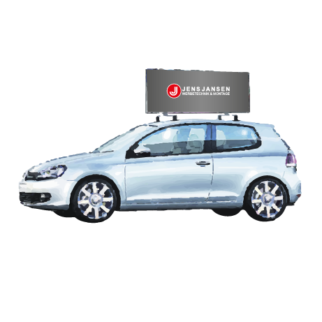Dachwerbeschild - Promo Drive (fahrbar)