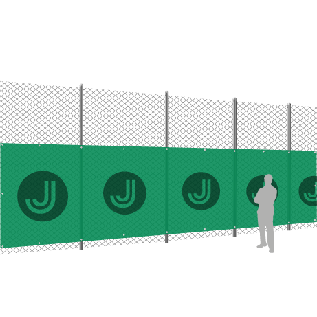Tennisblende Klassiker | 12 x 2 Meter | bedruckt