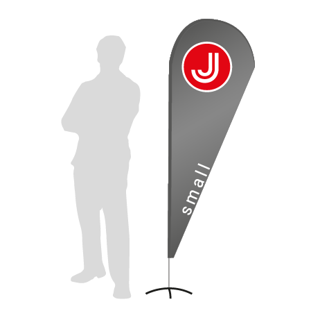 Beachflag Drop | Small (210 cm) | einseitig bedruckt