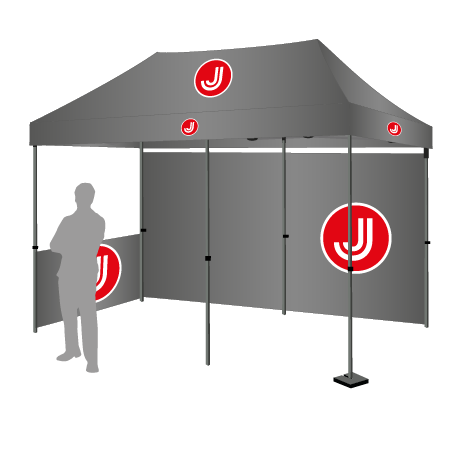 Faltpavillon | 3x6 | bedruckt