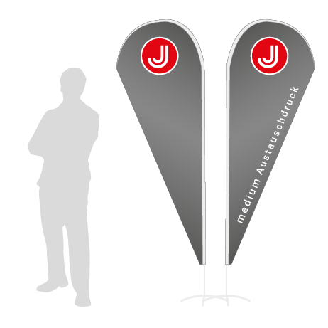 Beachflag Drop Austauschdruck | Medium (280 cm) | beidseitig bedruckt