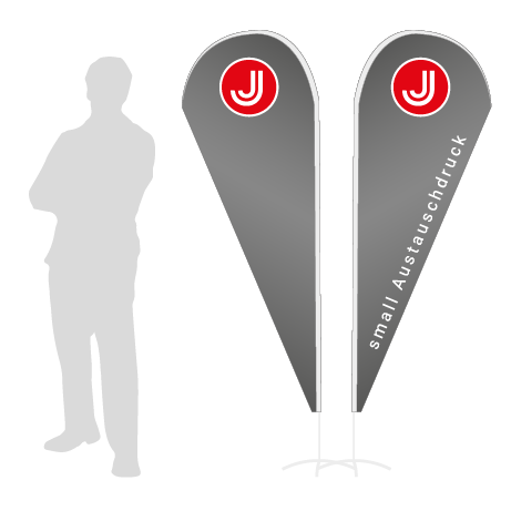 Beachflag Drop Austauschdruck | Small (210 cm) | beidseitig bedruckt