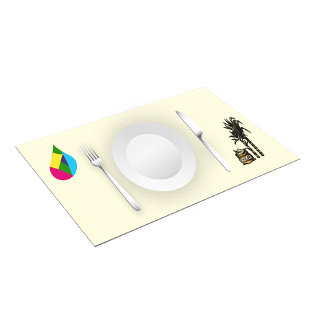 Tischsets aus Zuckerrohrpapier | DIN A3 | einseitig bedruckt
